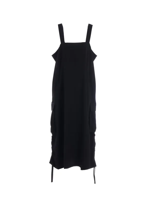 WOOL GABARDINE STRAP DRESS made by Yohji Yamamoto