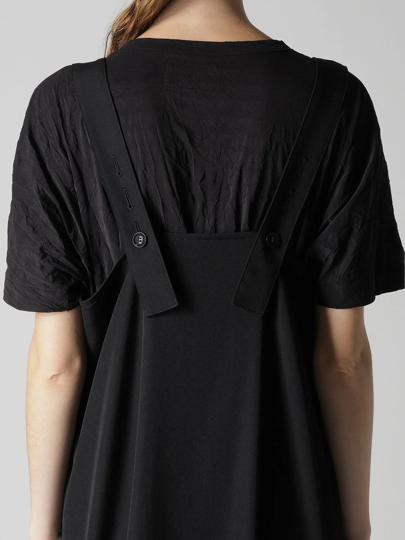 WOOL GABARDINE STRAP DRESS sold by Yohji Yamamoto product image thumbnail 5