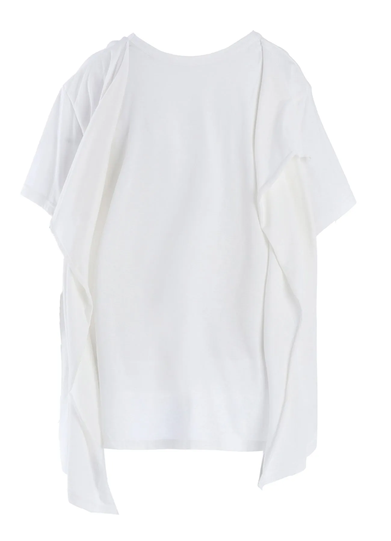 COTTON JERSEY MESSAGE PRINT SHORT SLEEVE TEE sold by Yohji Yamamoto product image thumbnail 3