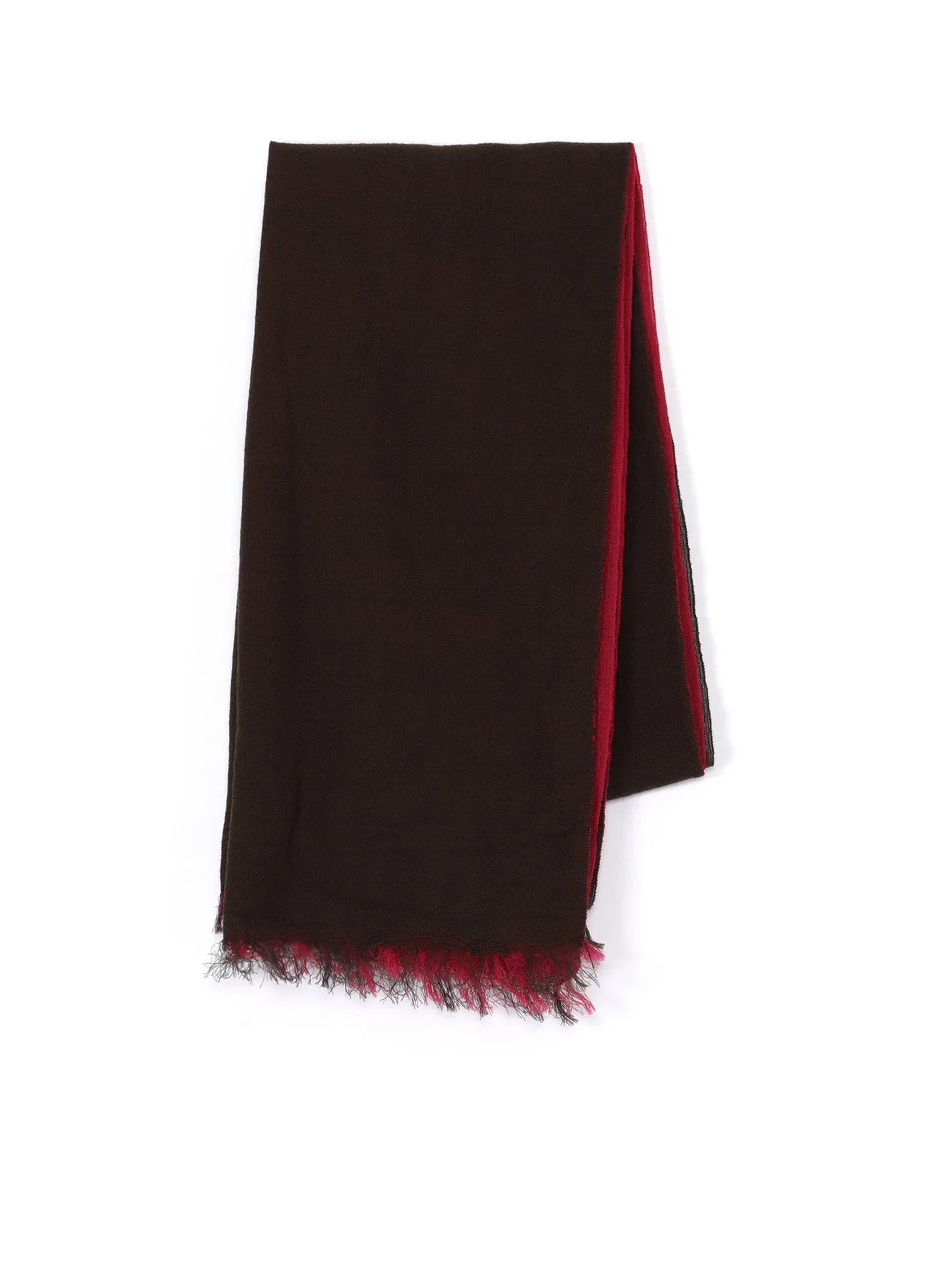 WOOL DOUBLE LAYTER SCARF sold by Yohji Yamamoto product image thumbnail 2