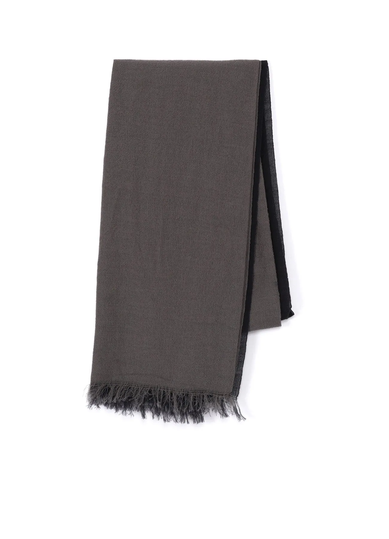 WOOL DOUBLE LAYTER SCARF sold by Yohji Yamamoto