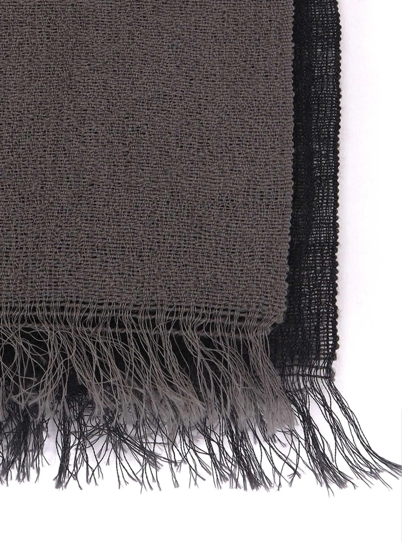 WOOL DOUBLE LAYTER SCARF sold by Yohji Yamamoto product image thumbnail 5
