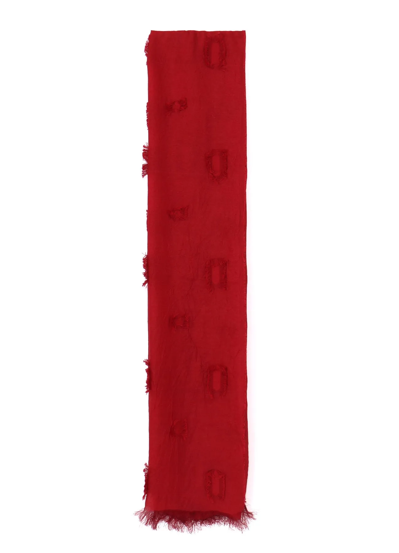 CUT SILK JACQUARD DOT CUT SCARF sold by Yohji Yamamoto product image thumbnail 3