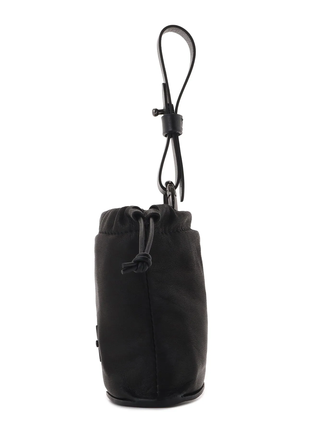 WATER DYED SOFT LEATHER CURVED POUCH CHARM sold by Yohji Yamamoto product image thumbnail 4