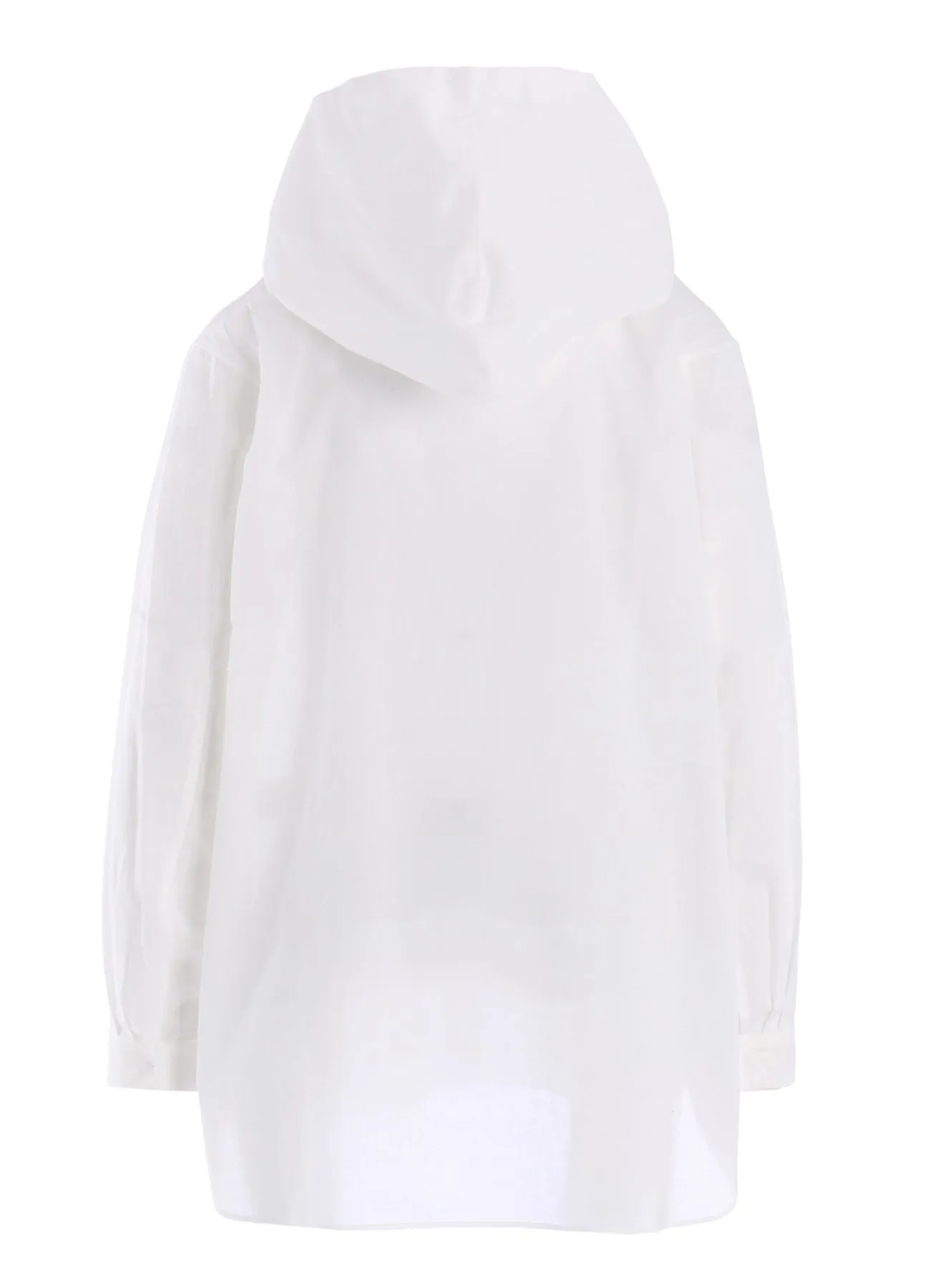 COTTON LAWN HOODED BLOUSE sold by Yohji Yamamoto product image thumbnail 3
