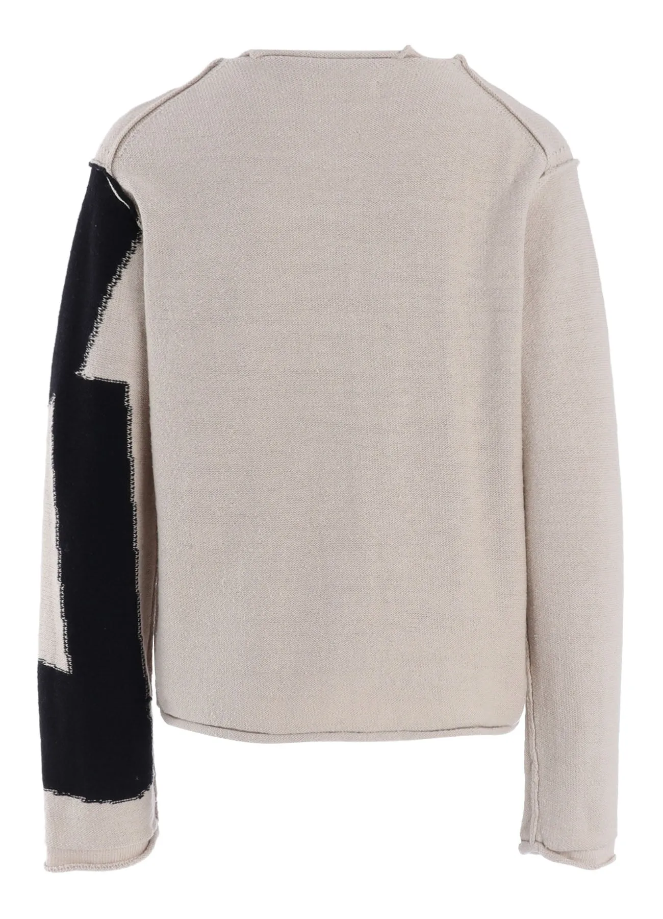 INTERSIA JERSEY ROUND NECK KNIT CARDIGAN sold by Yohji Yamamoto product image thumbnail 4