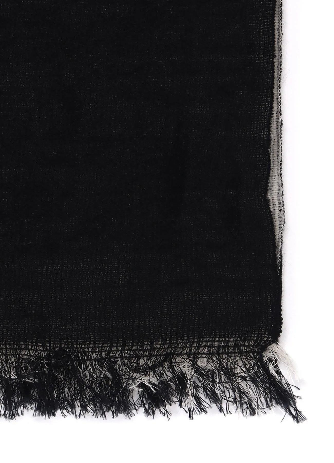 WOOL DOUBLE LAYTER SCARF sold by Yohji Yamamoto product image thumbnail 5
