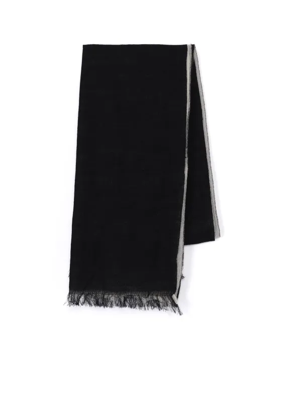 WOOL DOUBLE LAYTER SCARF sold by Yohji Yamamoto