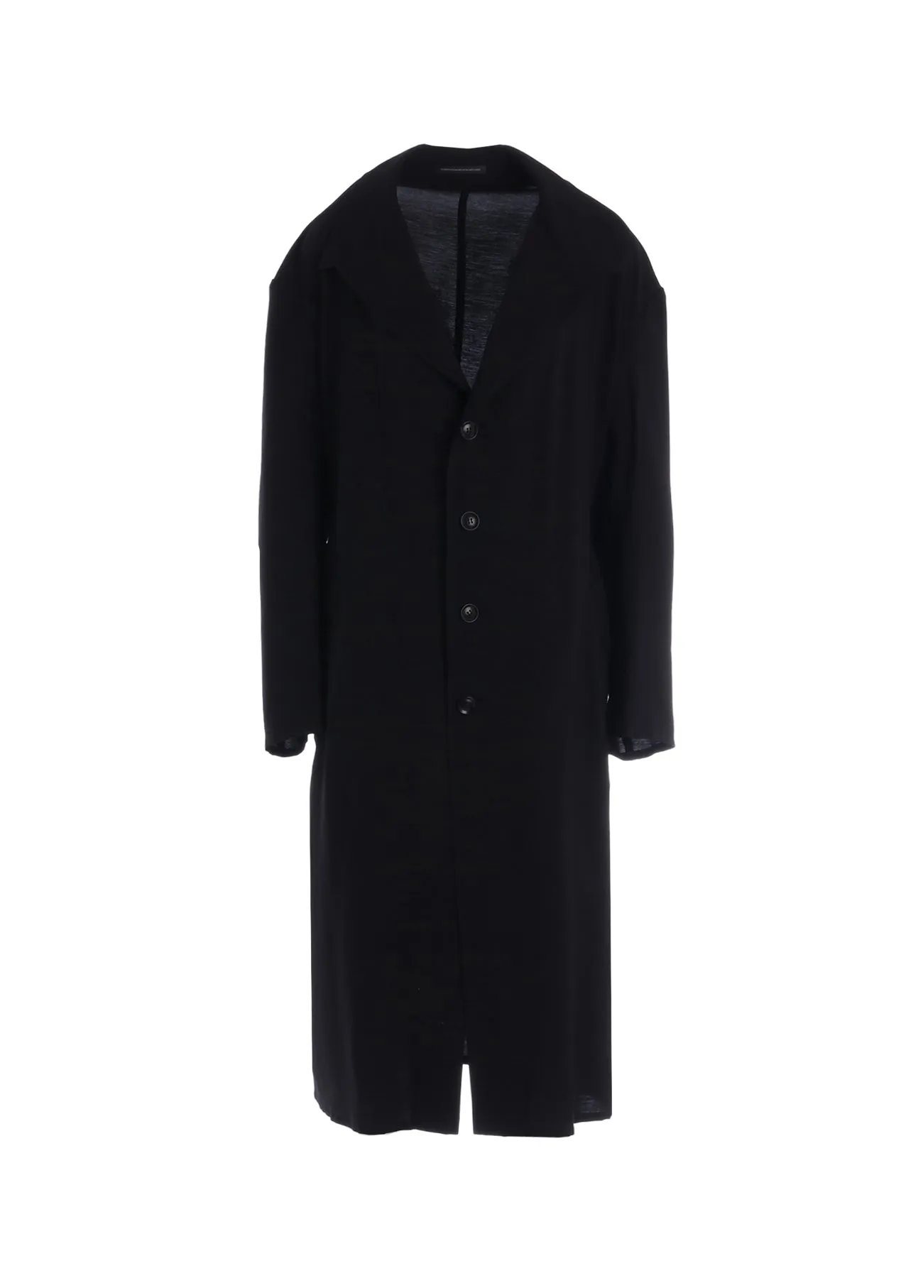 CU/RY HARD TWISTED SERGE OPEN COLLAR TAILORED JACKET sold by Yohji Yamamoto