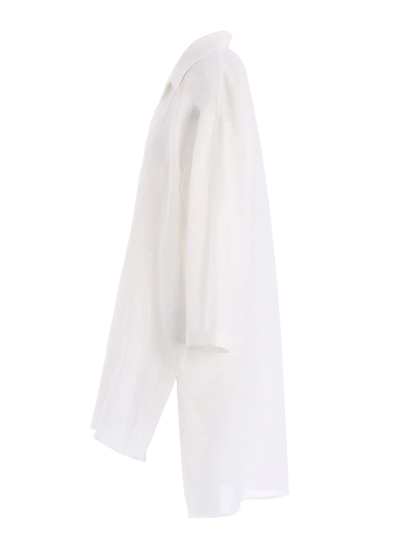 COTTON VOILE VIYELLA 3/4 SLEEVE BLOUSE sold by Yohji Yamamoto product image thumbnail 3