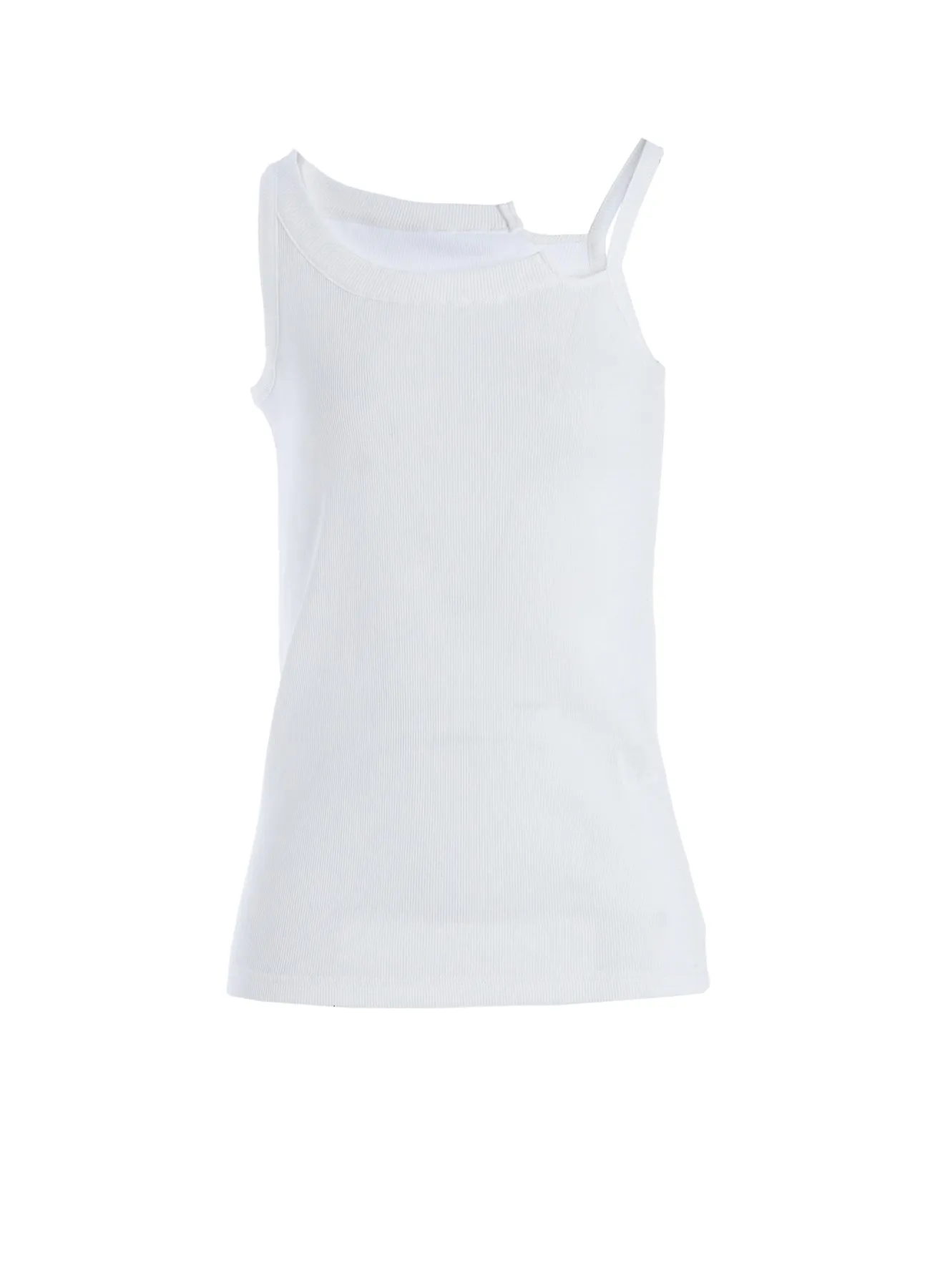 COTTON RIB BACKLESS TANKTOP sold by Yohji Yamamoto
