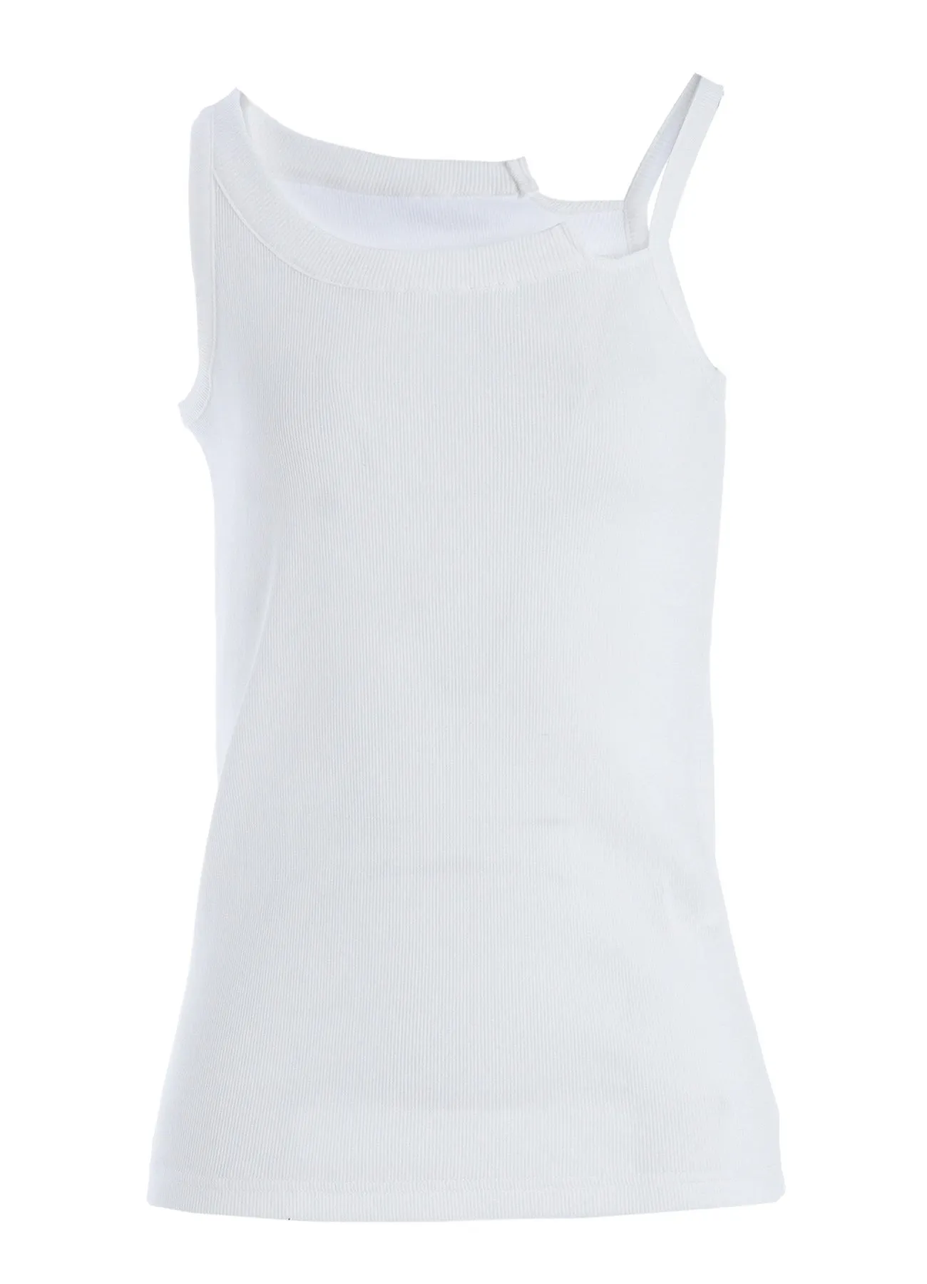 COTTON RIB BACKLESS TANKTOP sold by Yohji Yamamoto product image thumbnail 2