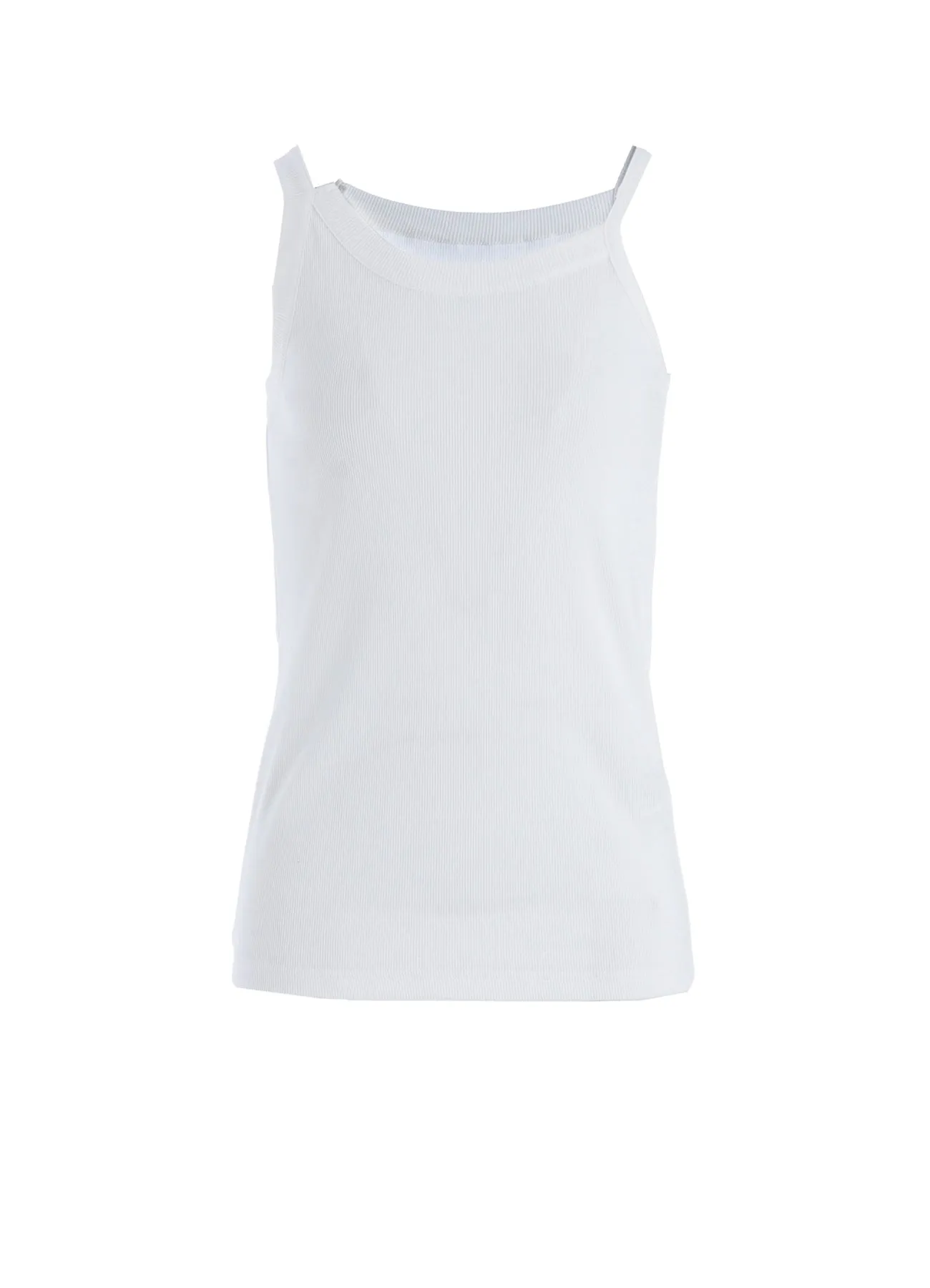 COTTON RIB TANKTOP sold by Yohji Yamamoto