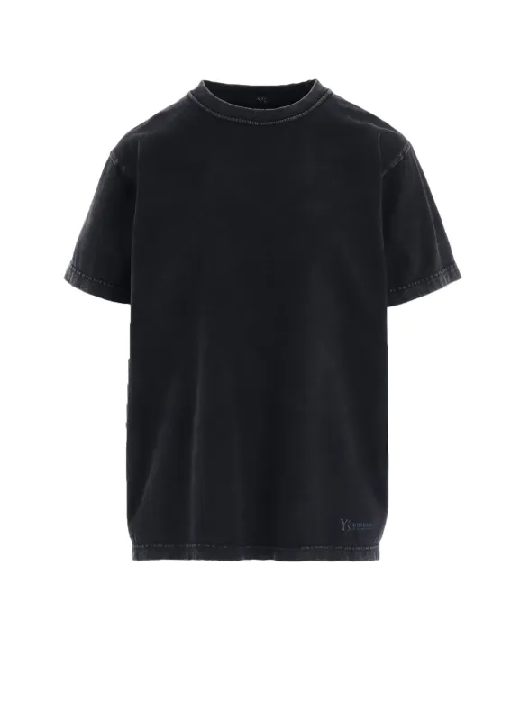 7.4OZ COTTON JERSEY SULFUR-DYED SHORT SLEEVE TEE sold by Yohji Yamamoto
