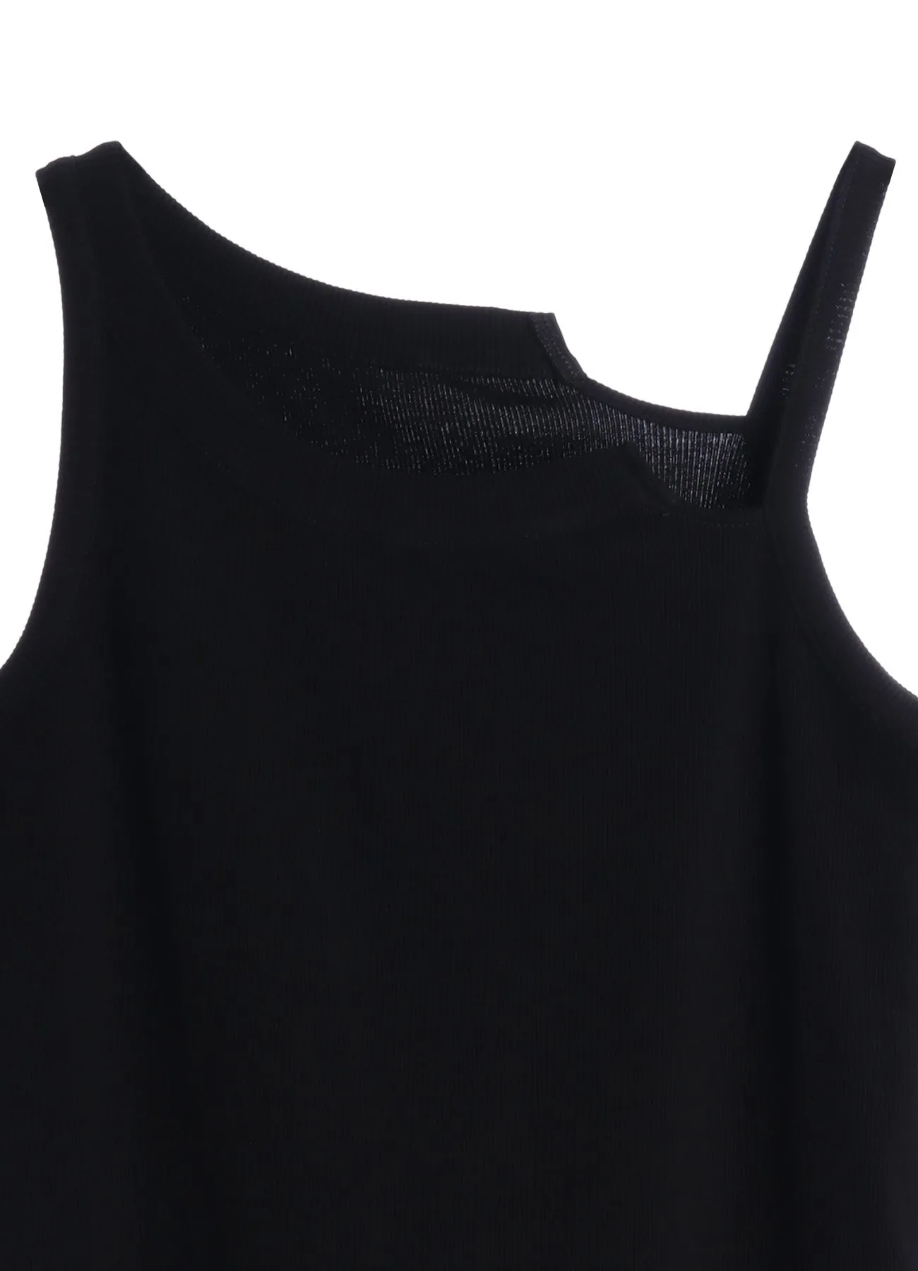 COTTON RIB BACKLESS TANKTOP sold by Yohji Yamamoto product image thumbnail 5