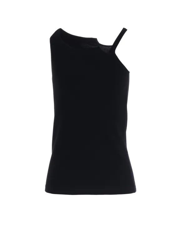 COTTON RIB BACKLESS TANKTOP sold by Yohji Yamamoto