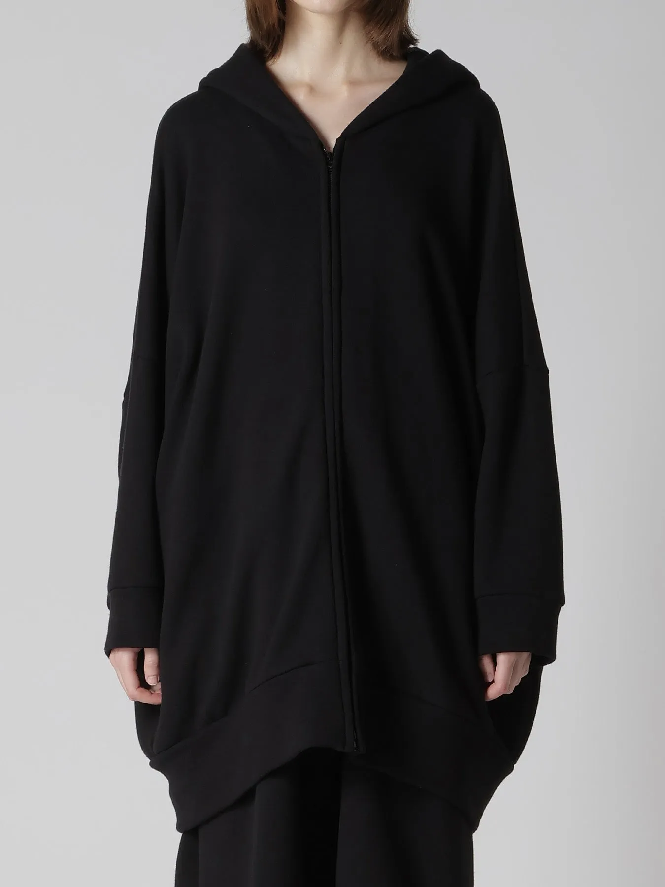 FRENCH TERRY HOODED BIG JUMPER sold by Yohji Yamamoto product image thumbnail 4