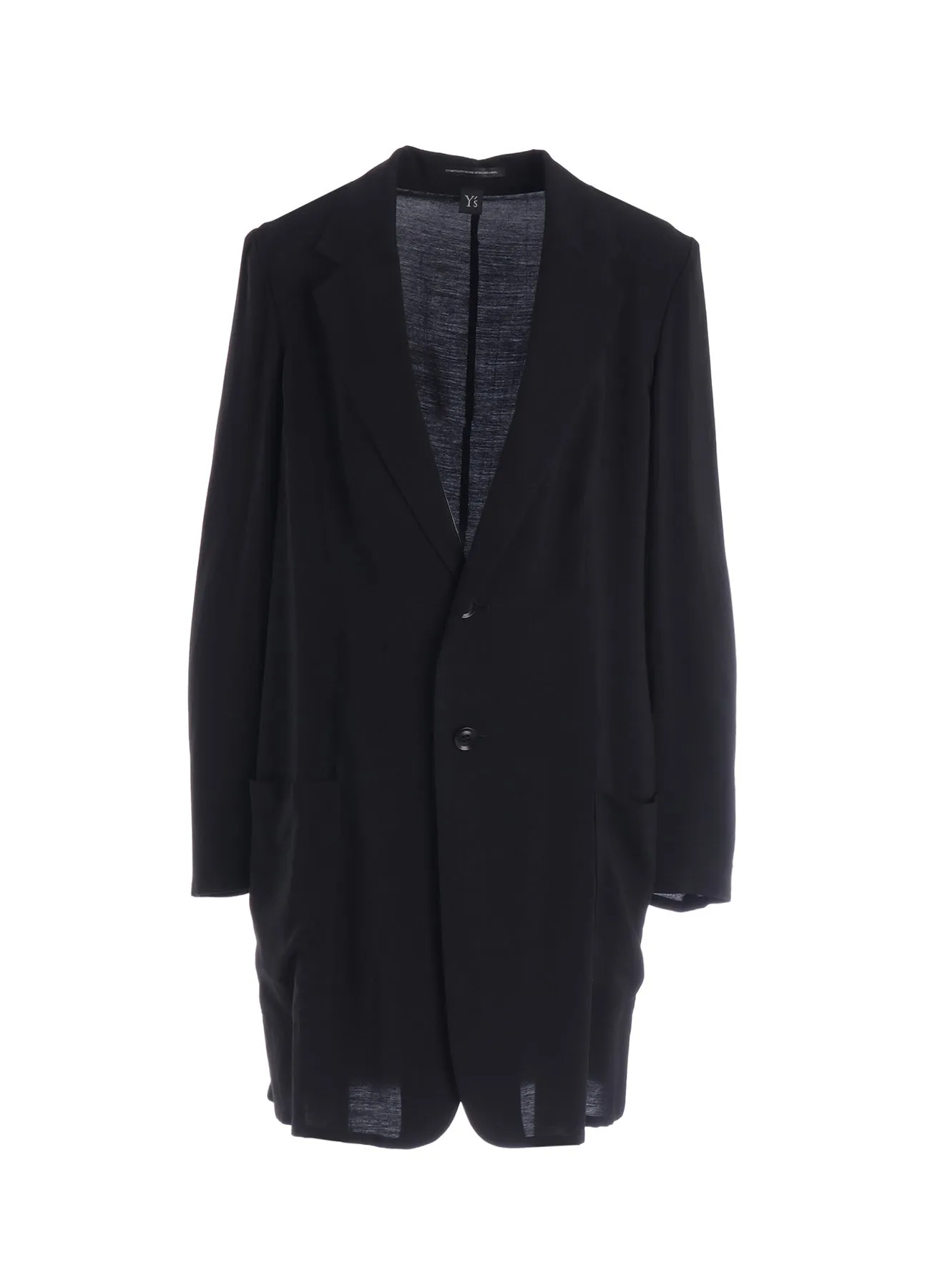 CU/RY HARD TWISTED SERGE TAILORED JACKET sold by Yohji Yamamoto