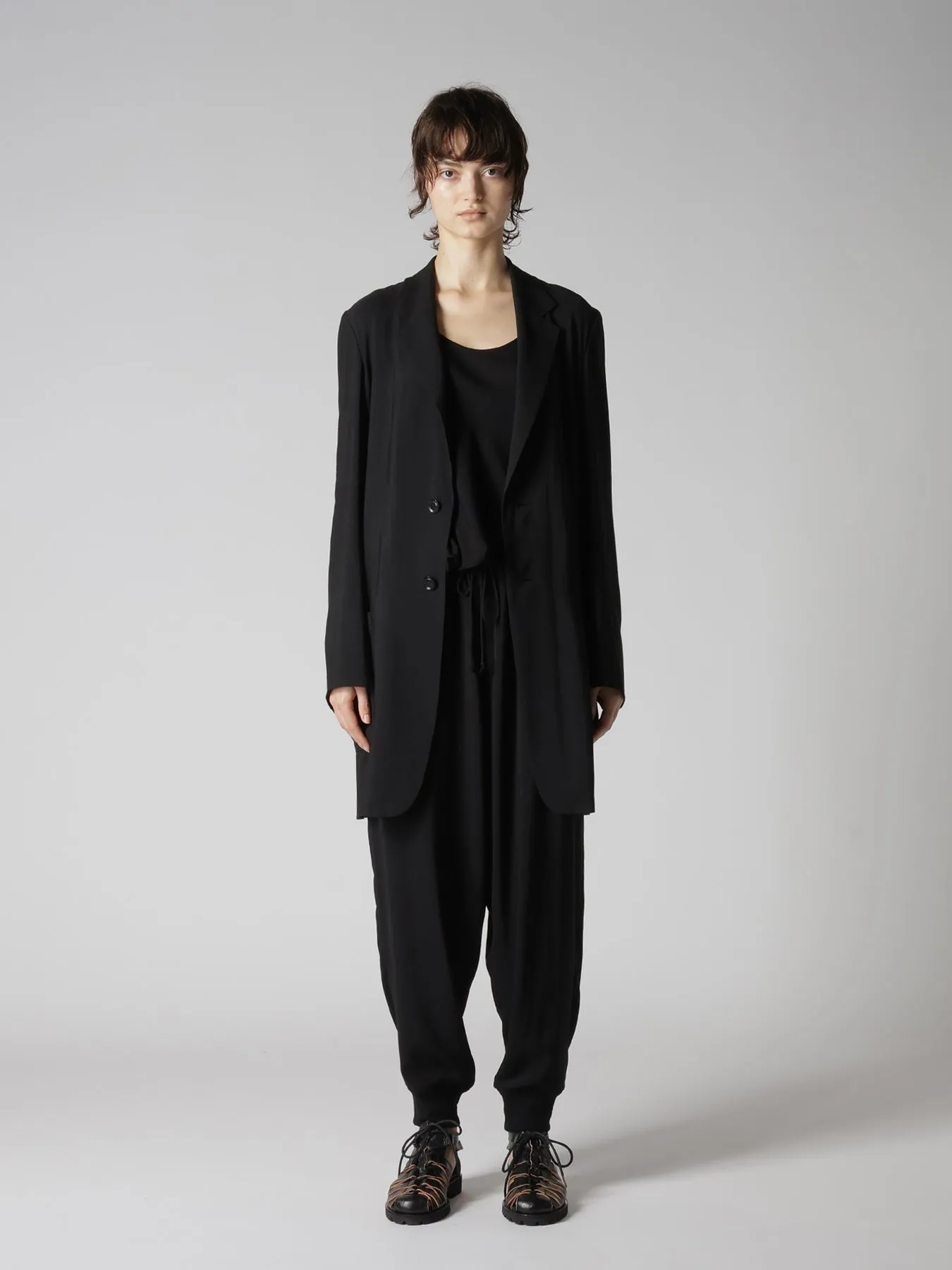 CU/RY HARD TWISTED SERGE TAILORED JACKET sold by Yohji Yamamoto product image thumbnail 5