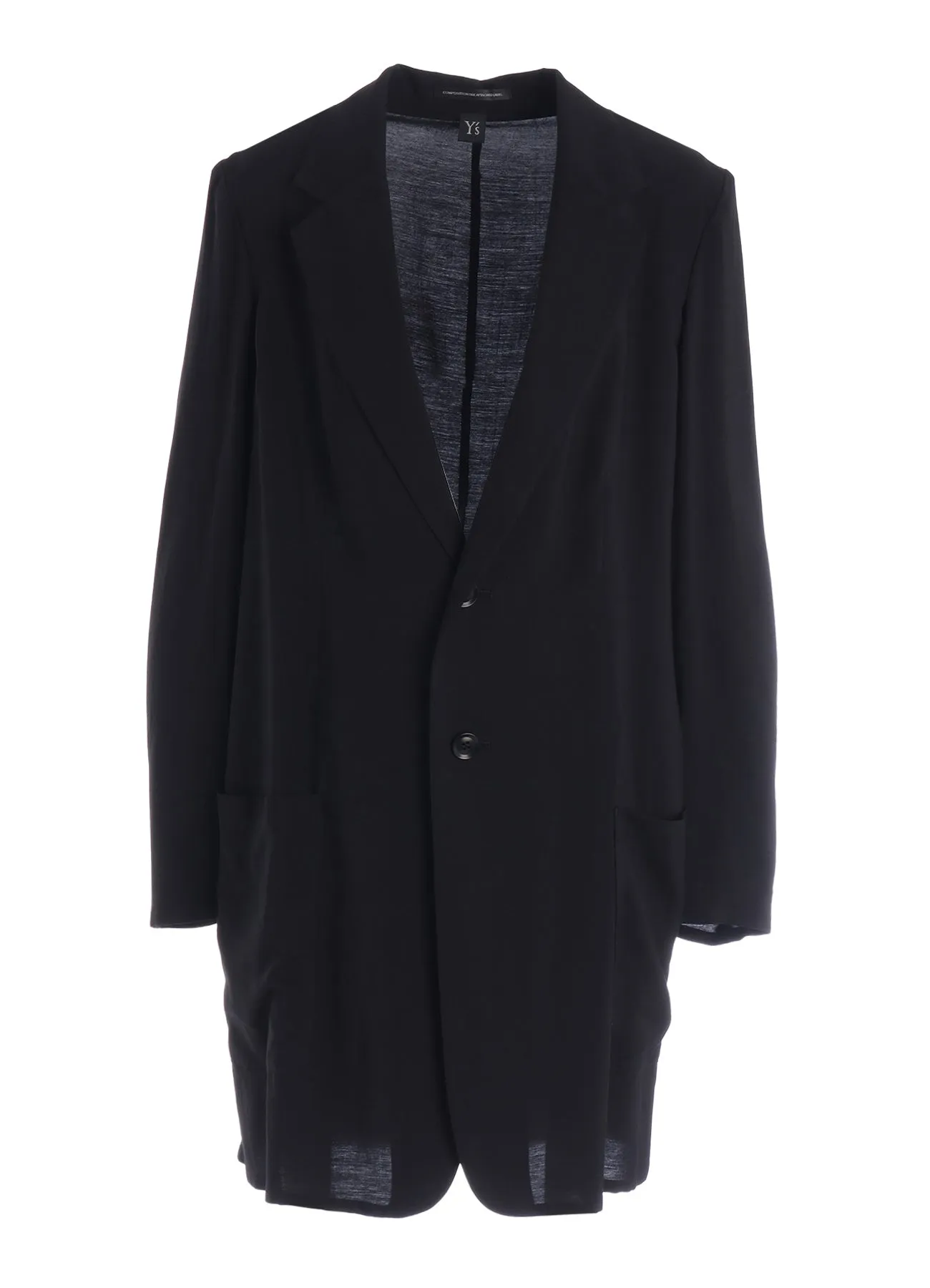 CU/RY HARD TWISTED SERGE TAILORED JACKET sold by Yohji Yamamoto product image thumbnail 2