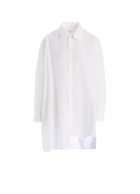 COTTON LAWN ASYMMETRIC BIG BLOUSE sold by Yohji Yamamoto
