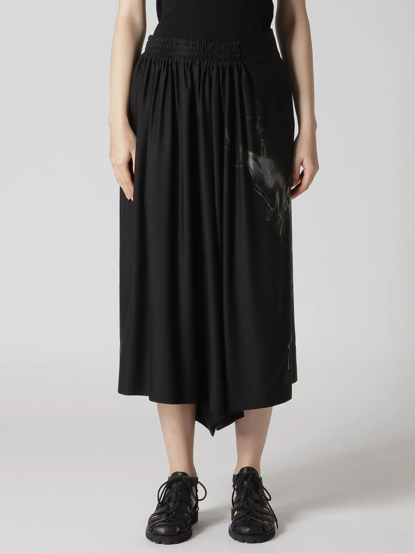 CU/DUNGAREE TWILL GATHERED PANTS sold by Yohji Yamamoto product image thumbnail 4