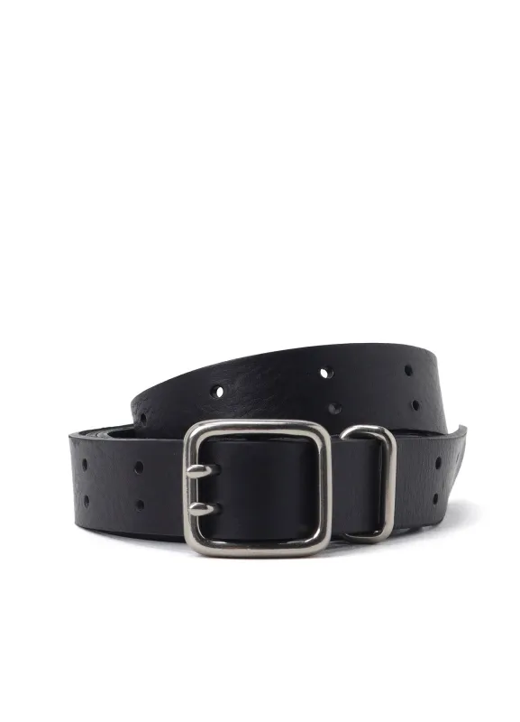 ITALIAN LEATHER SIZE-FREE BELT made by Yohji Yamamoto