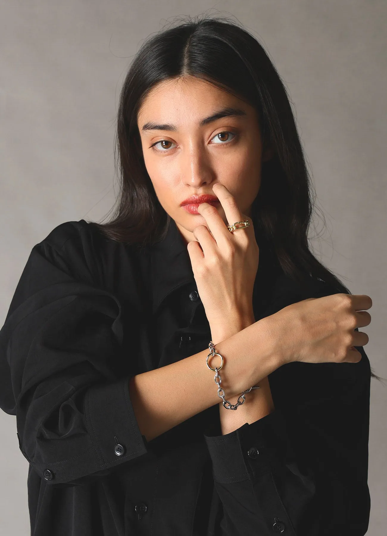 BRASS AND ALLOY BRACELET sold by Yohji Yamamoto product image thumbnail 2