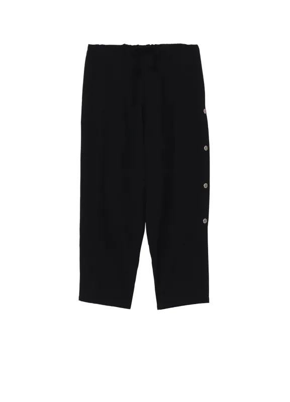 WOOL GABARDINE DRAWSTRING PANTS WITH EYELETS sold by Yohji Yamamoto