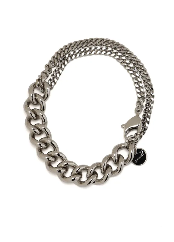 BRASS DOUBLE CHAIN BRACELET sold by Yohji Yamamoto