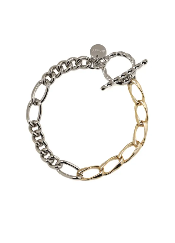 BRASS DOUBLE CHAIN BRACELET sold by Yohji Yamamoto