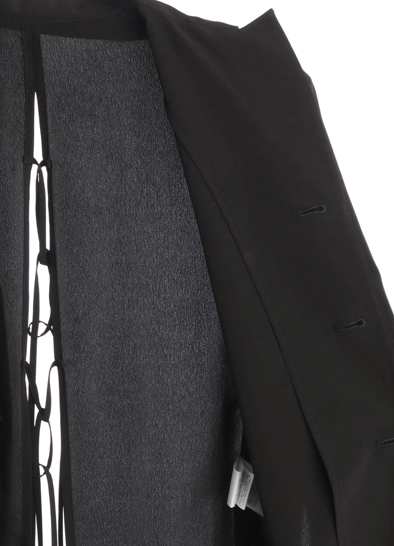 TRIACETATE DECIN STRINGS JACKET sold by Yohji Yamamoto product image thumbnail 4