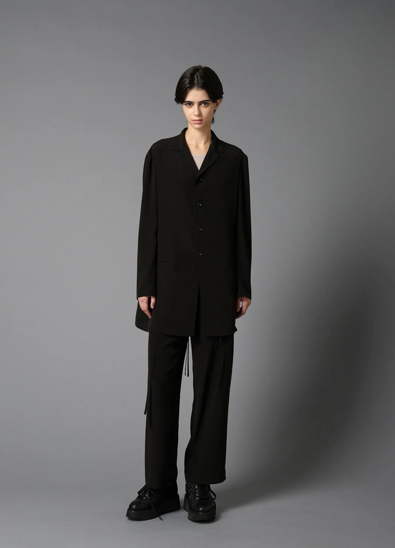 TRIACETATE DECIN STRINGS JACKET sold by Yohji Yamamoto product image thumbnail 5