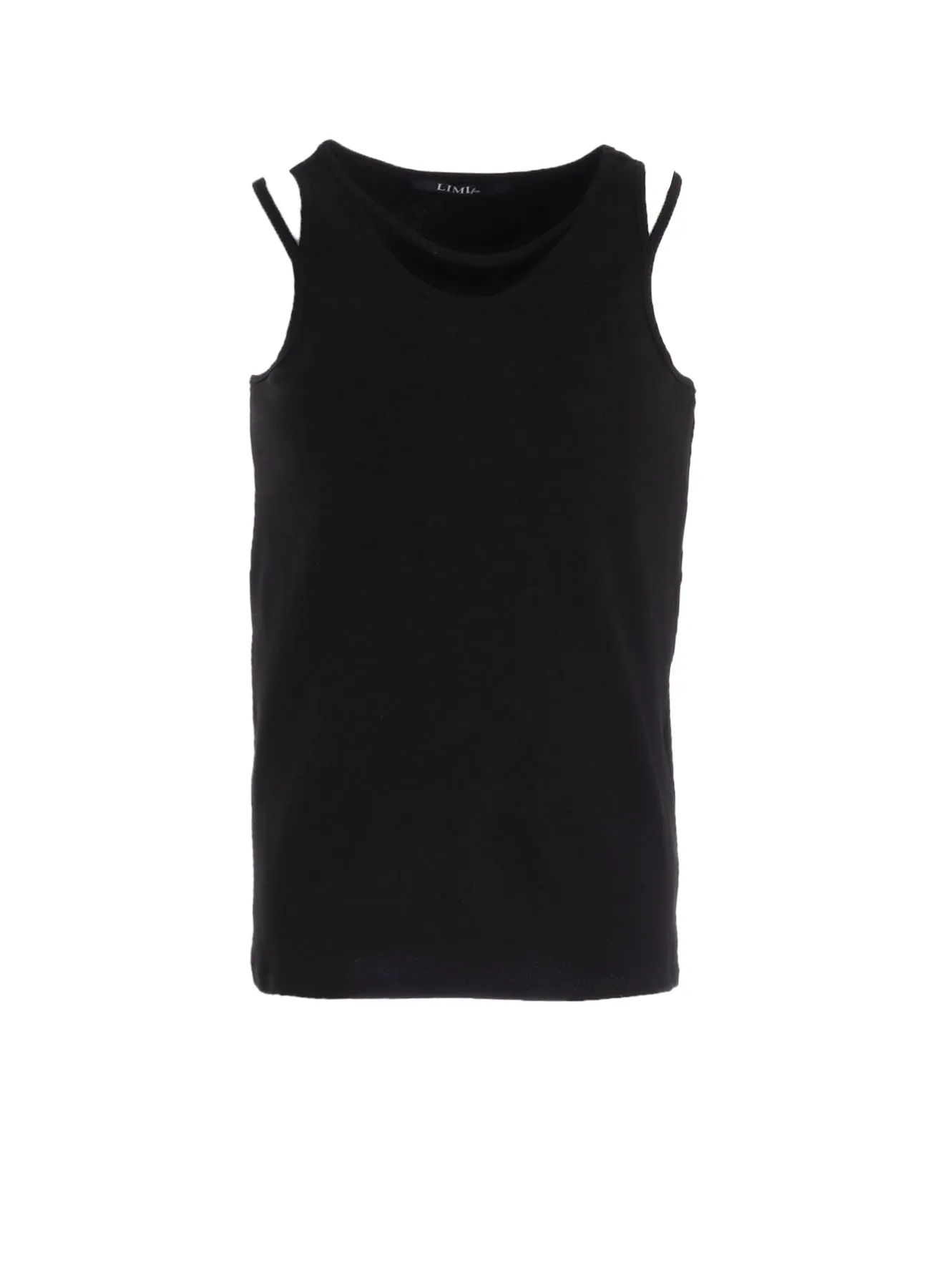 COTTON RIB BINDER DETAIL TANK TOP sold by Yohji Yamamoto
