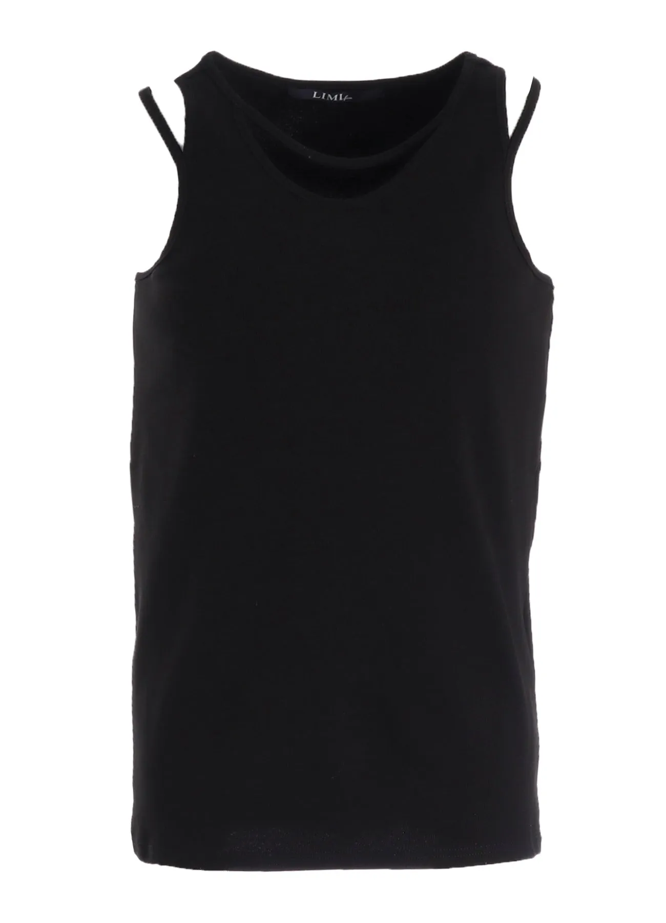 COTTON RIB BINDER DETAIL TANK TOP sold by Yohji Yamamoto product image thumbnail 2