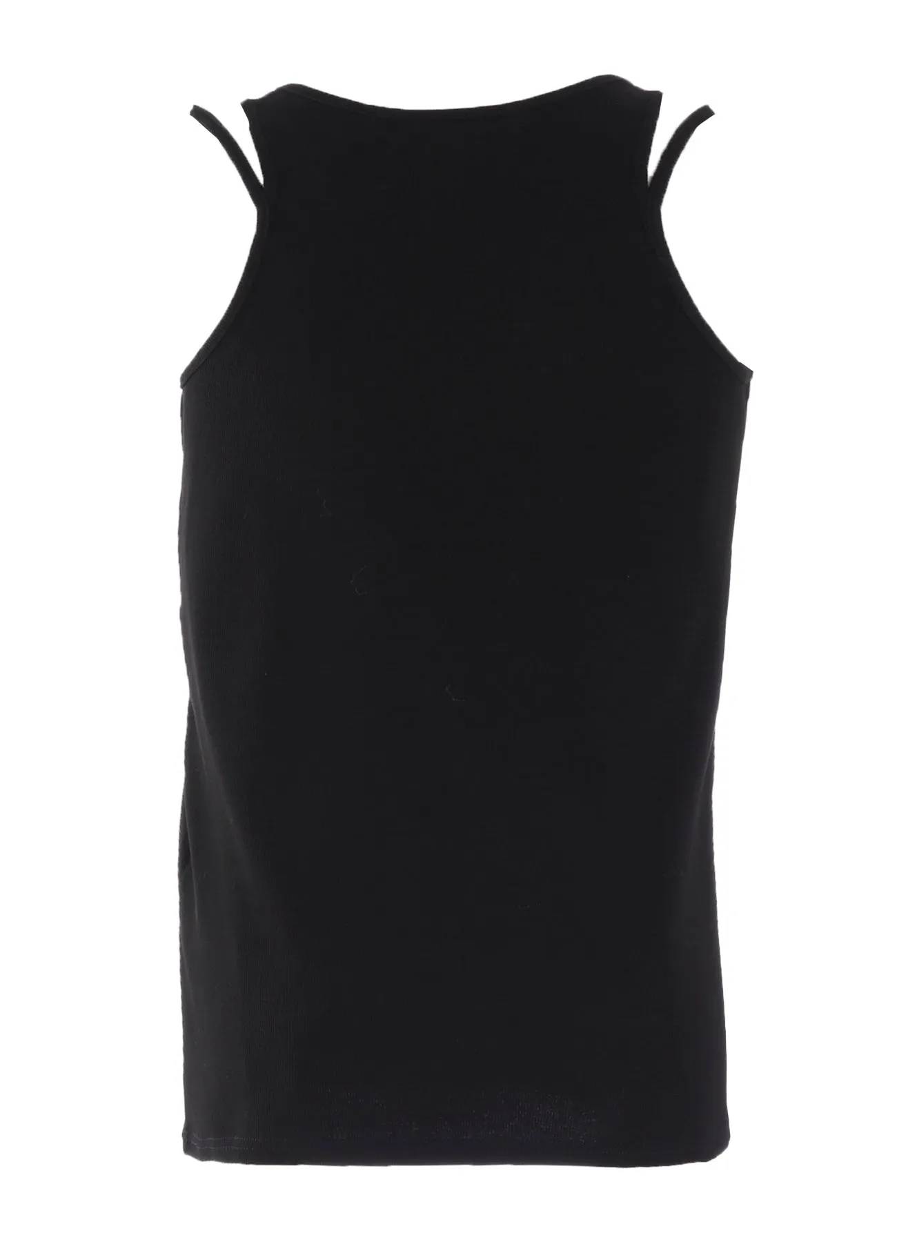 COTTON RIB BINDER DETAIL TANK TOP sold by Yohji Yamamoto product image thumbnail 3