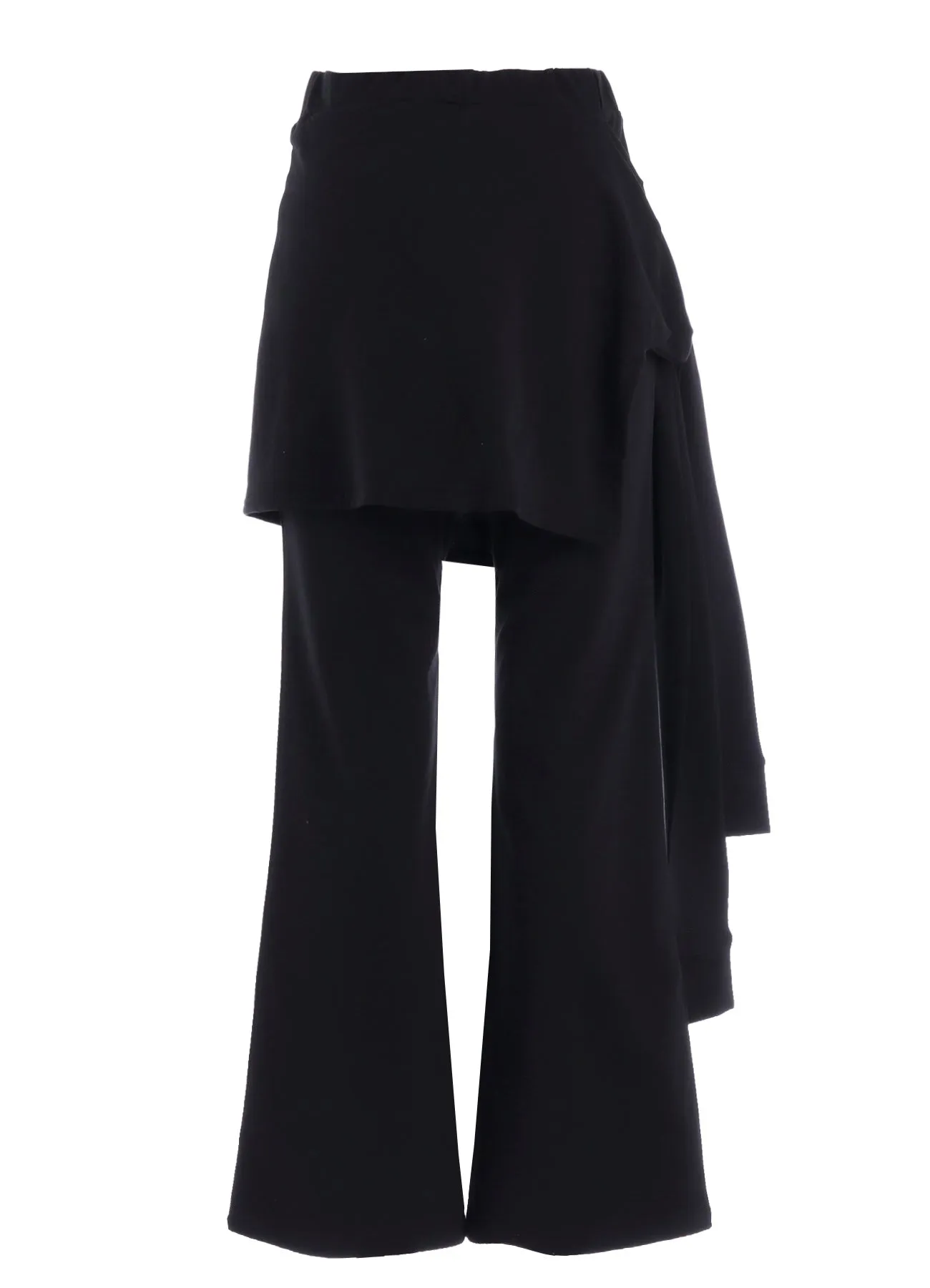 COTTON FRENCH TERRY LAYERED PANTS sold by Yohji Yamamoto product image thumbnail 3