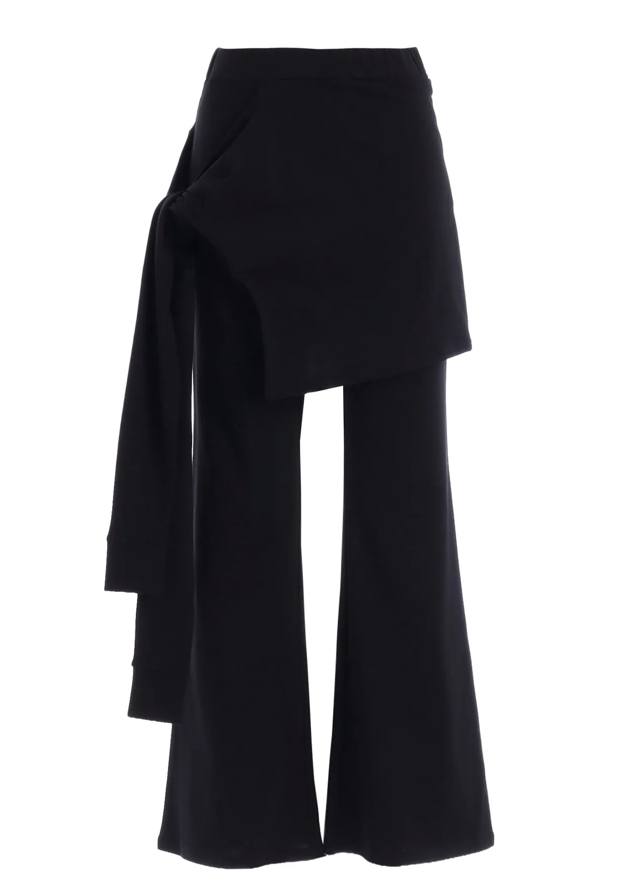COTTON FRENCH TERRY LAYERED PANTS sold by Yohji Yamamoto product image thumbnail 2