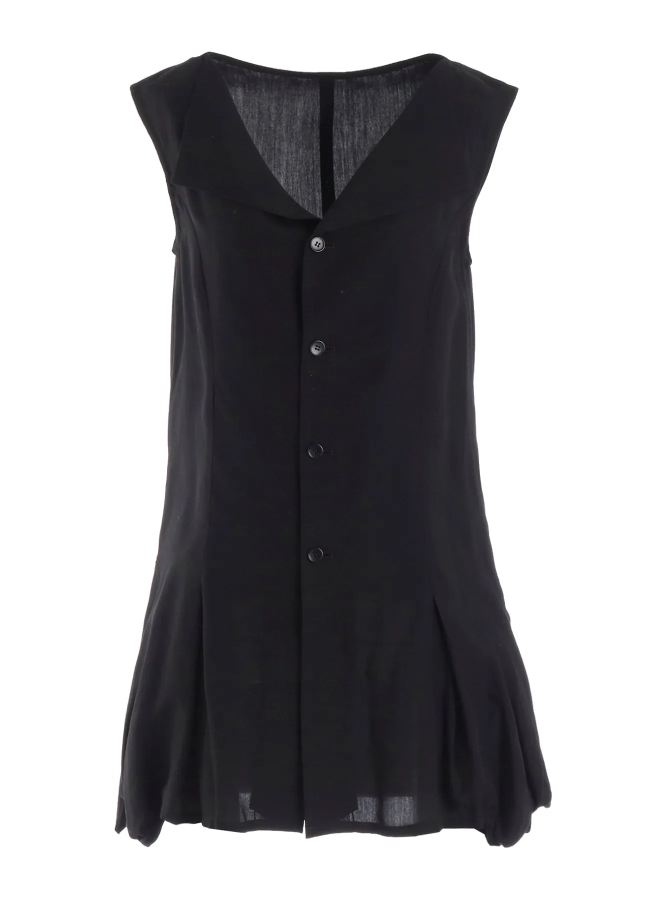 40/ HEM DETAIL VEST sold by Yohji Yamamoto product image thumbnail 2