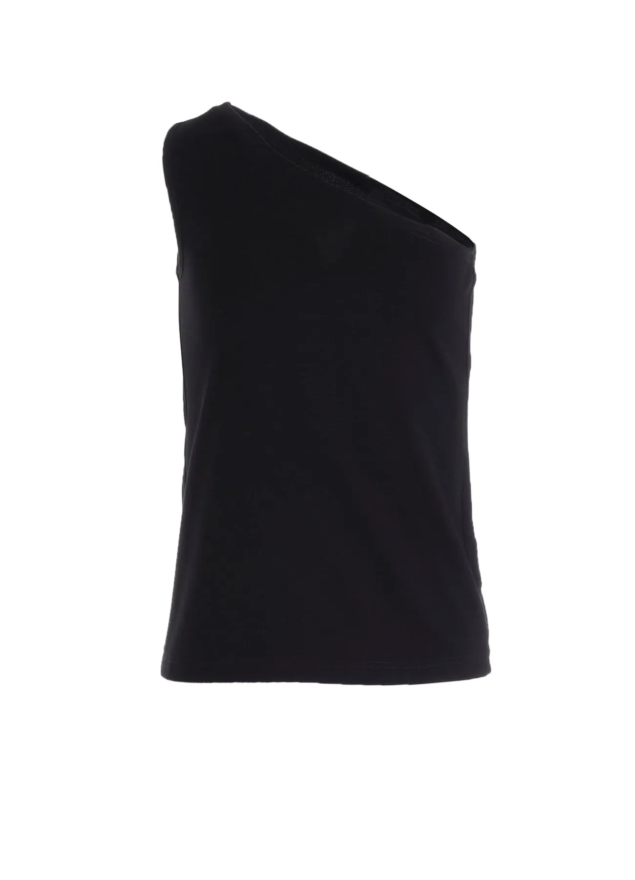 60/2 COTTON SINGLE JERSEY ONE SHOULDER TANK TOP A sold by Yohji Yamamoto