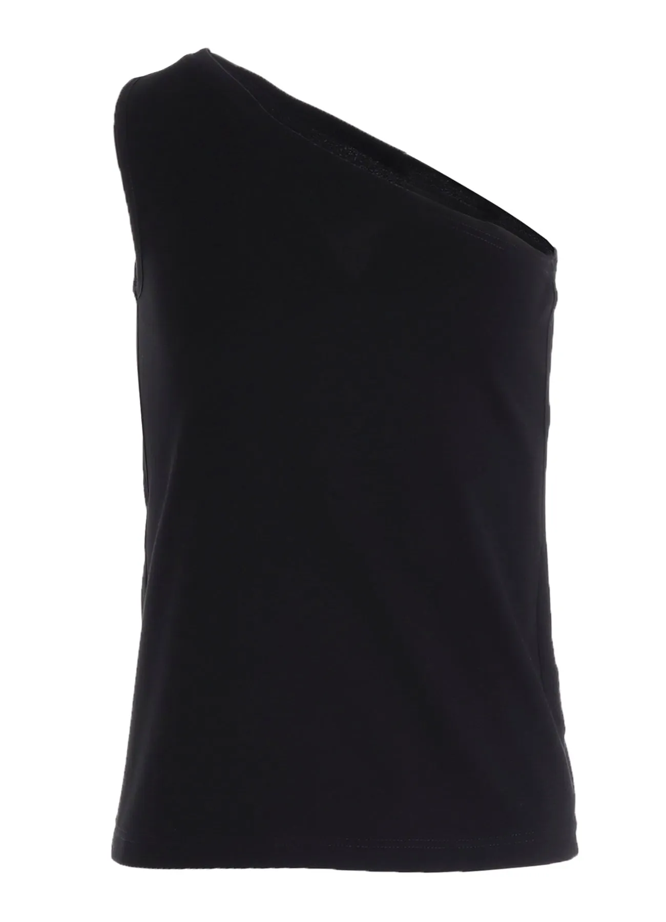 60/2 COTTON SINGLE JERSEY ONE SHOULDER TANK TOP A sold by Yohji Yamamoto product image thumbnail 2