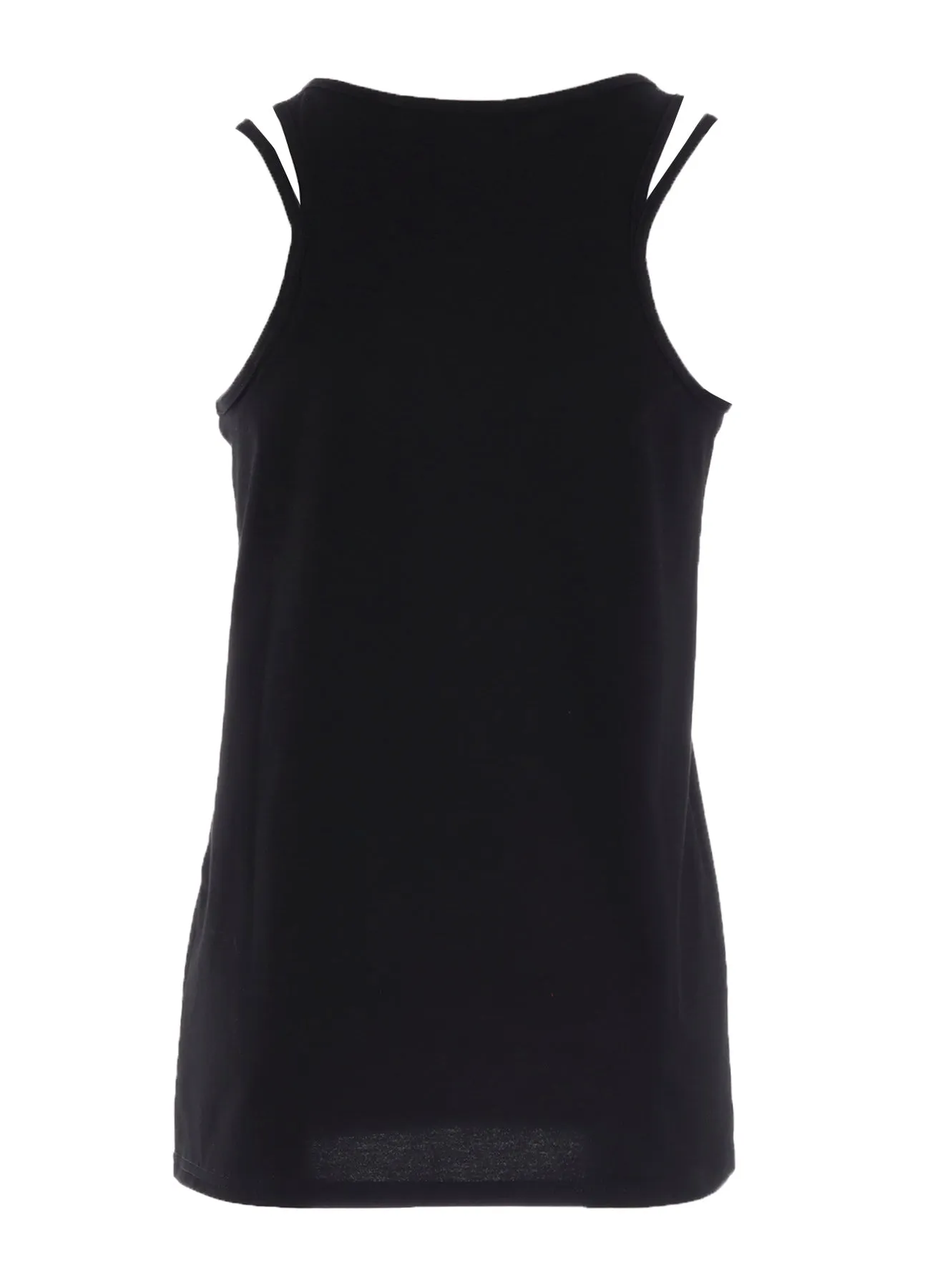 60/2 COTTON SINGLE JERSEY BINDER DETAIL TANK TOP sold by Yohji Yamamoto product image thumbnail 3