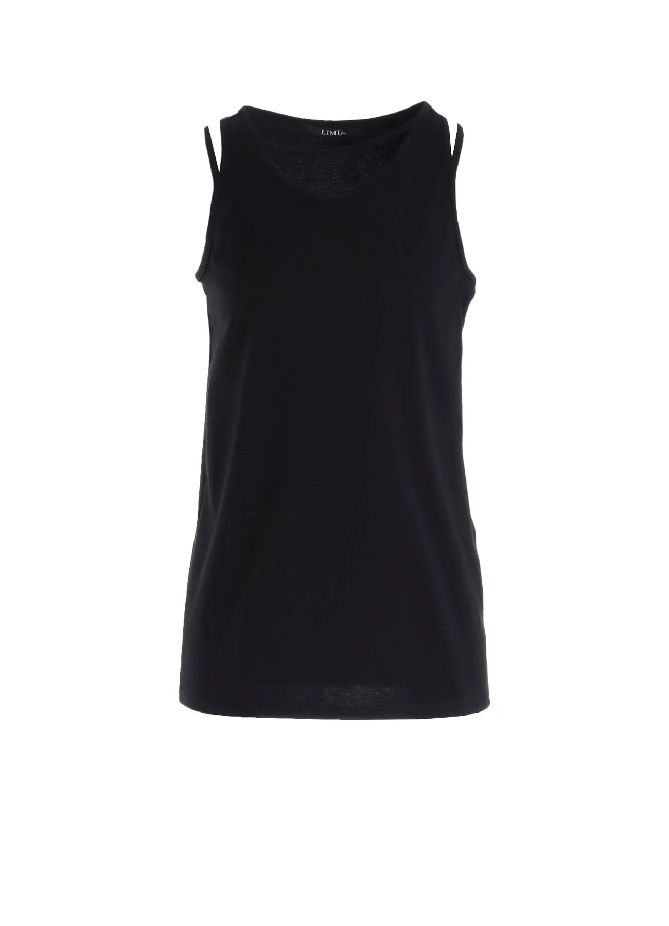 60/2 COTTON SINGLE JERSEY BINDER DETAIL TANK TOP sold by Yohji Yamamoto