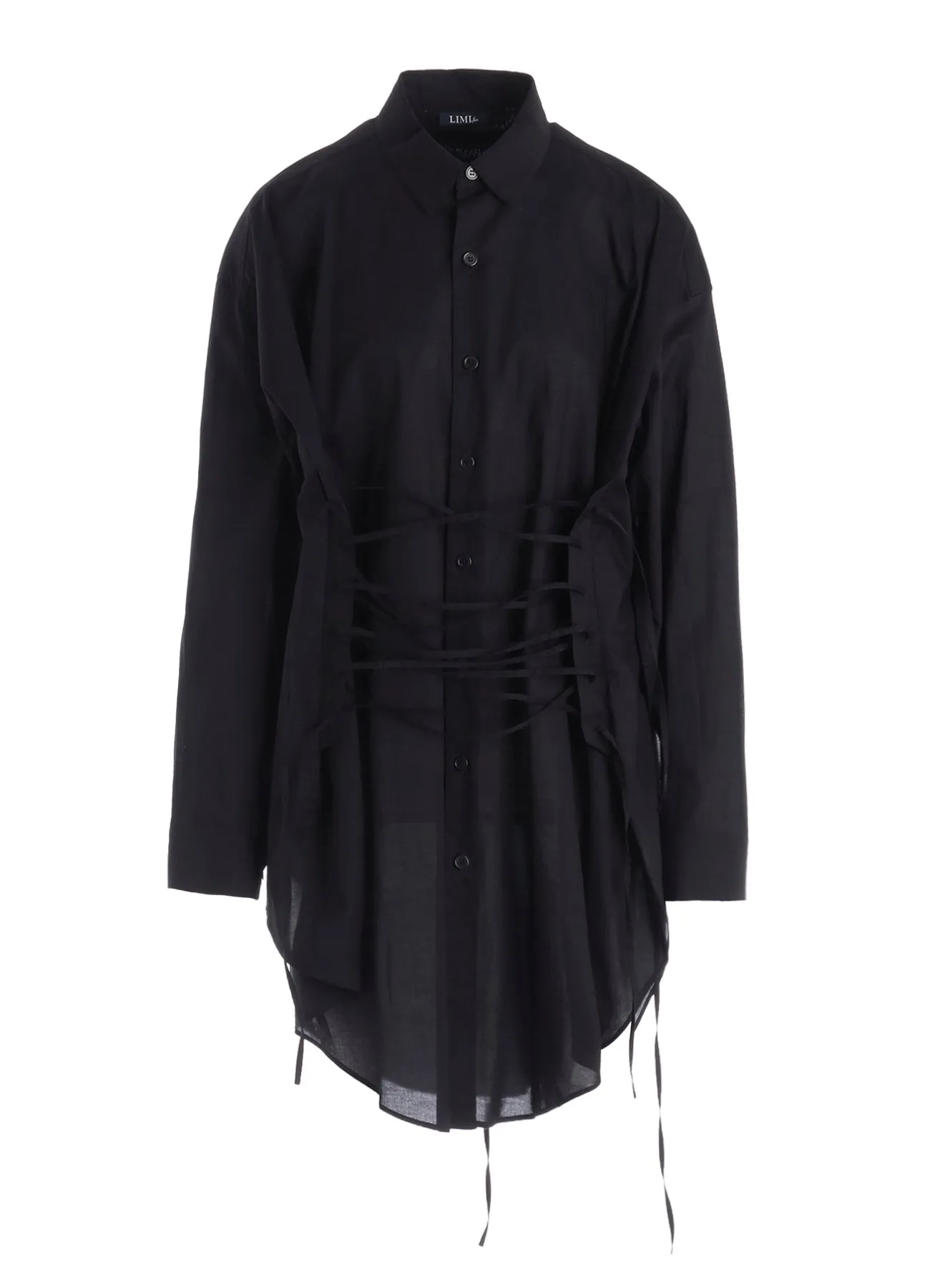 60/- LAWN LACE UP BLOUSE sold by Yohji Yamamoto product image thumbnail 2