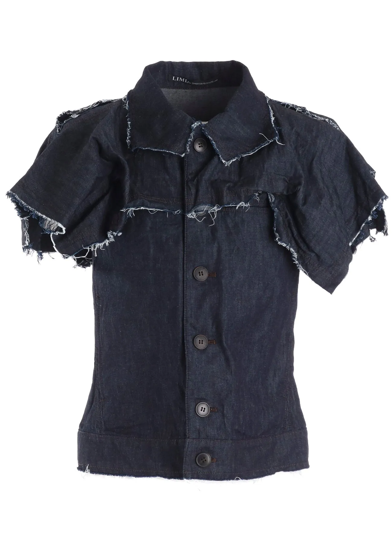 6oz DENIM DESIGNED PANEL JACKET sold by Yohji Yamamoto product image thumbnail 2
