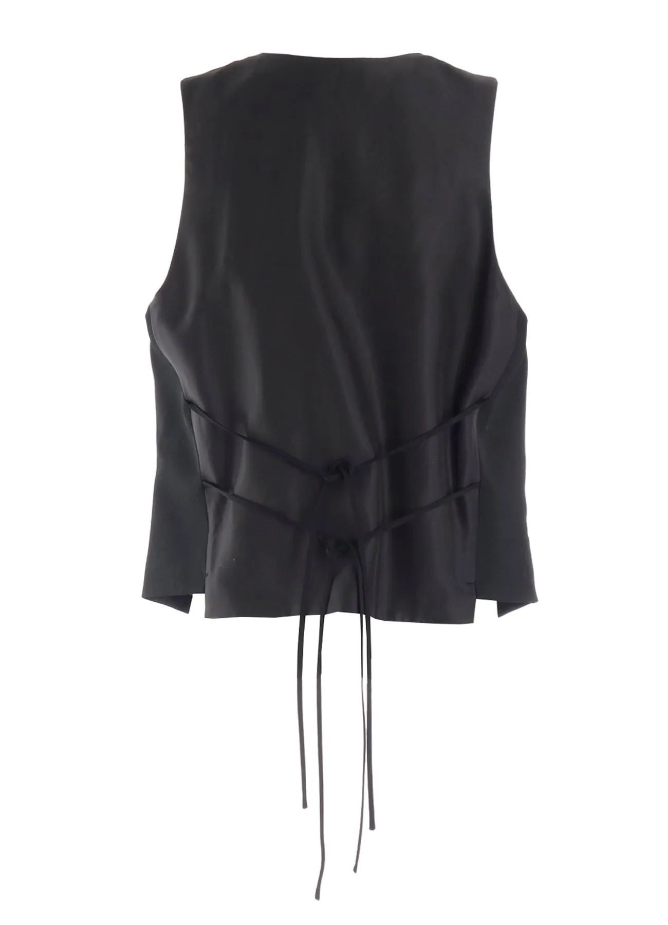 W/GABARDINE COLLARED VEST sold by Yohji Yamamoto product image thumbnail 3