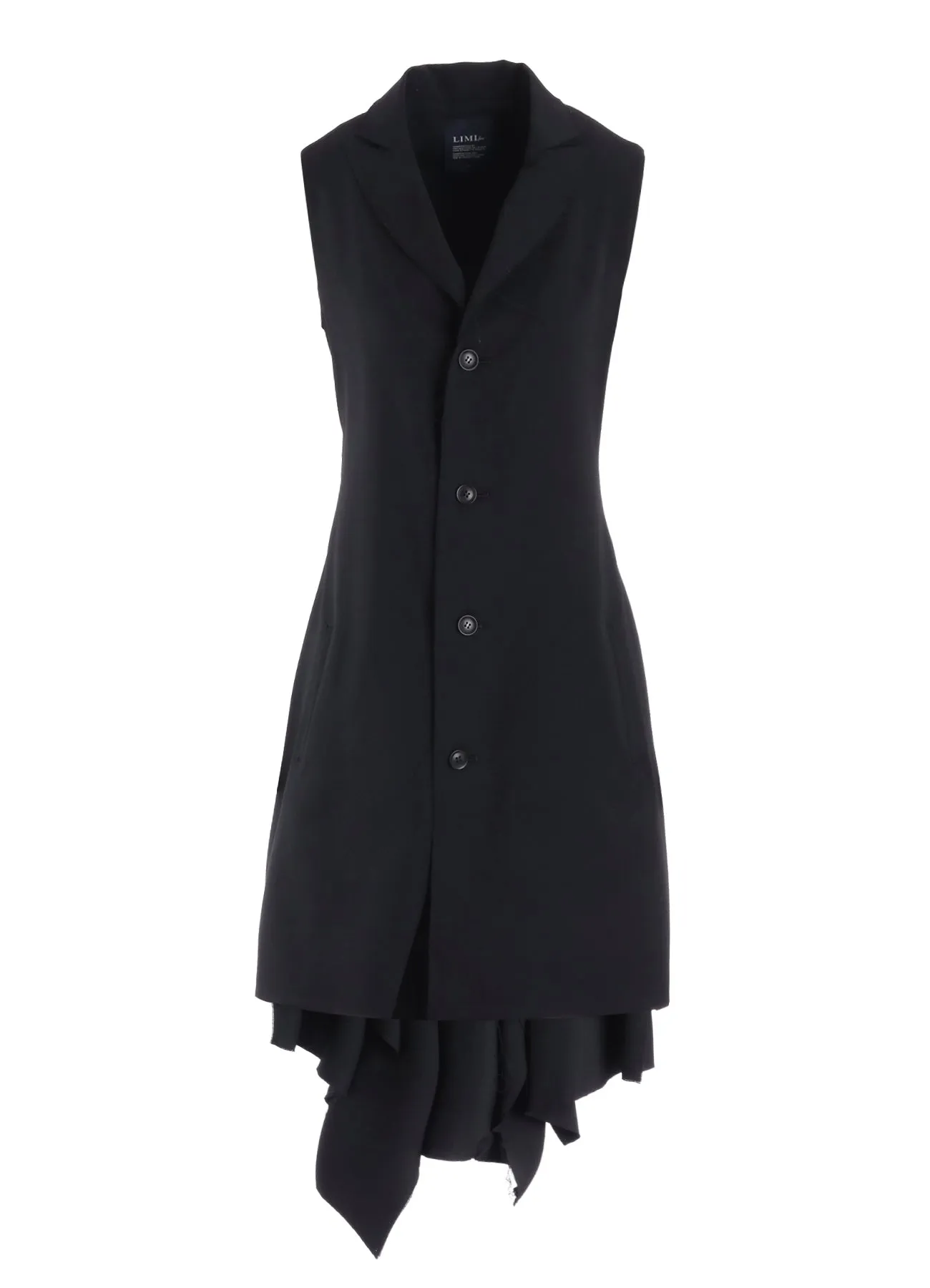 W/GABARDINE BIG SHOULDER JACKET sold by Yohji Yamamoto product image thumbnail 3