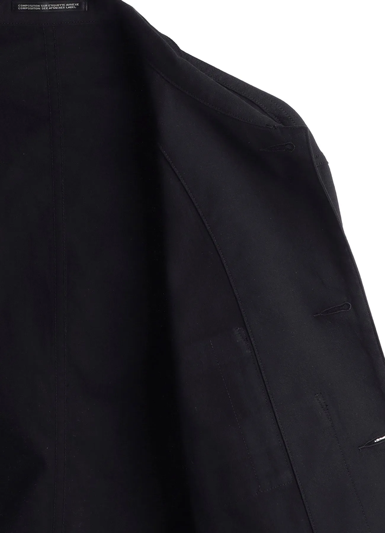 COTTON FLANNEL CHAIN STITCH BLOUSON sold by Yohji Yamamoto product image thumbnail 4