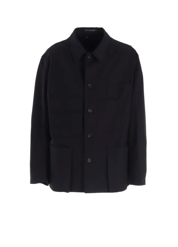 COTTON FLANNEL CHAIN STITCH BLOUSON made by Yohji Yamamoto