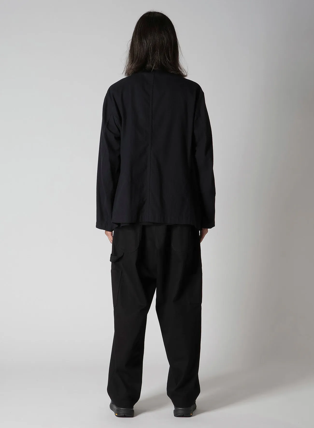 COTTON FLANNEL CHAIN STITCH BLOUSON sold by Yohji Yamamoto product image thumbnail 5